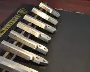 Neatly arranged Pelletizing knife