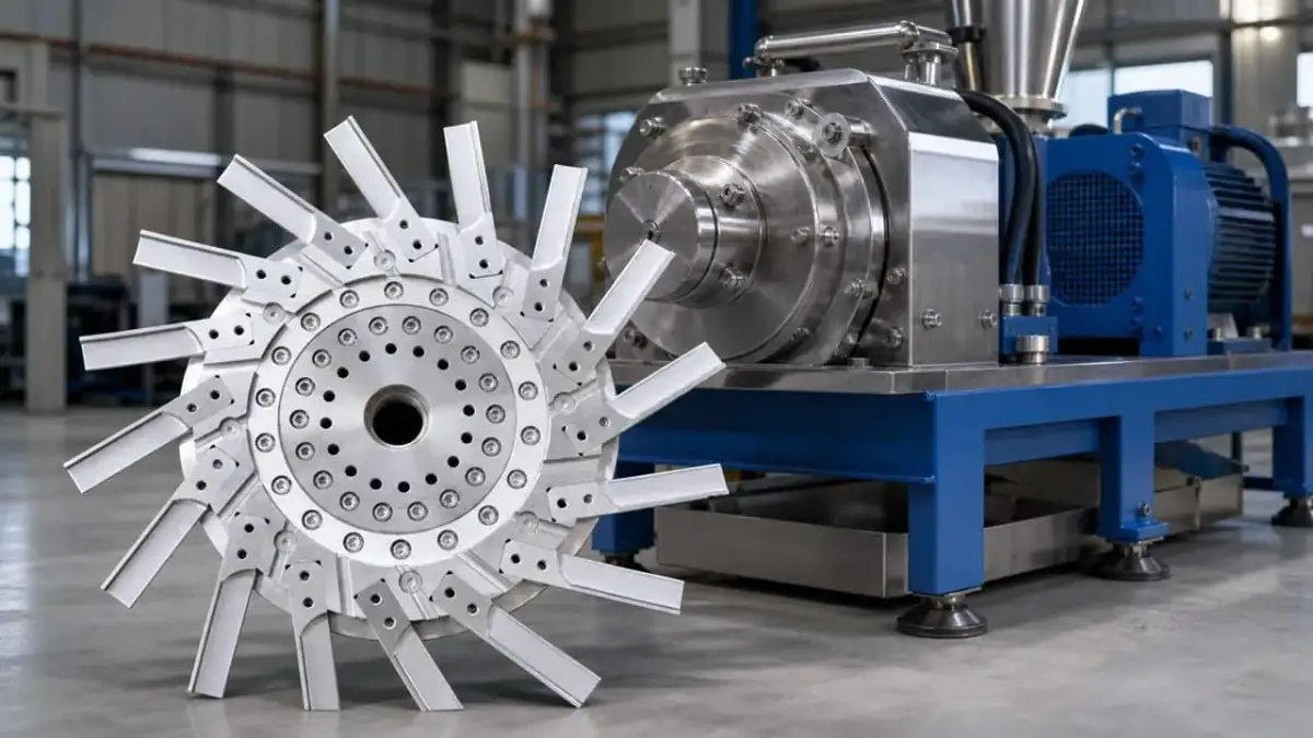 Underwater pelletizer knife assembly in a polymer pelletizing application