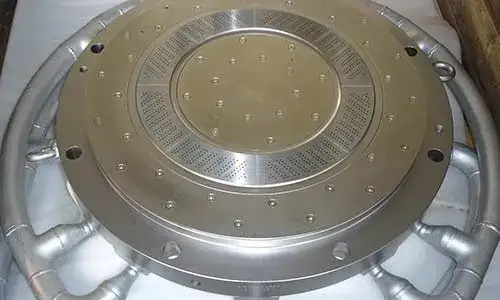 Underwater pelletizer template