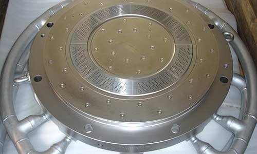 Underwater pelletizer template
