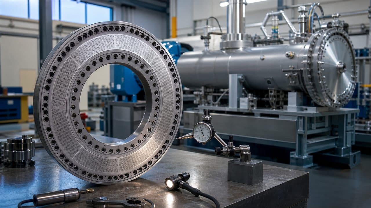 Replacement die plate service and installation preparation